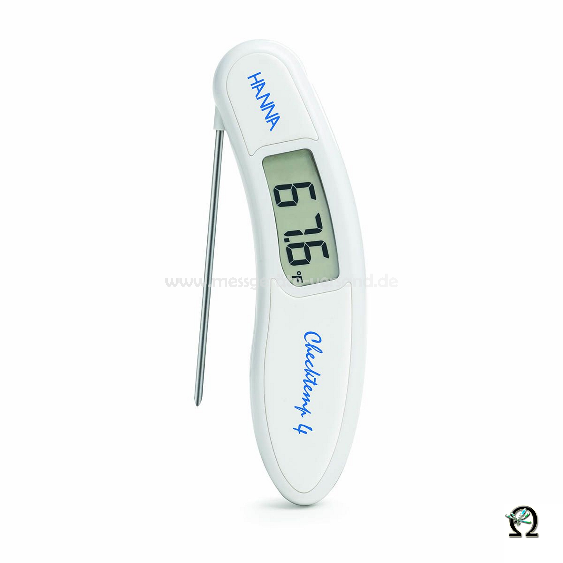 Hanna Pocket Thermometer Checktemp® 4 weiß, für Molkereiprodukte