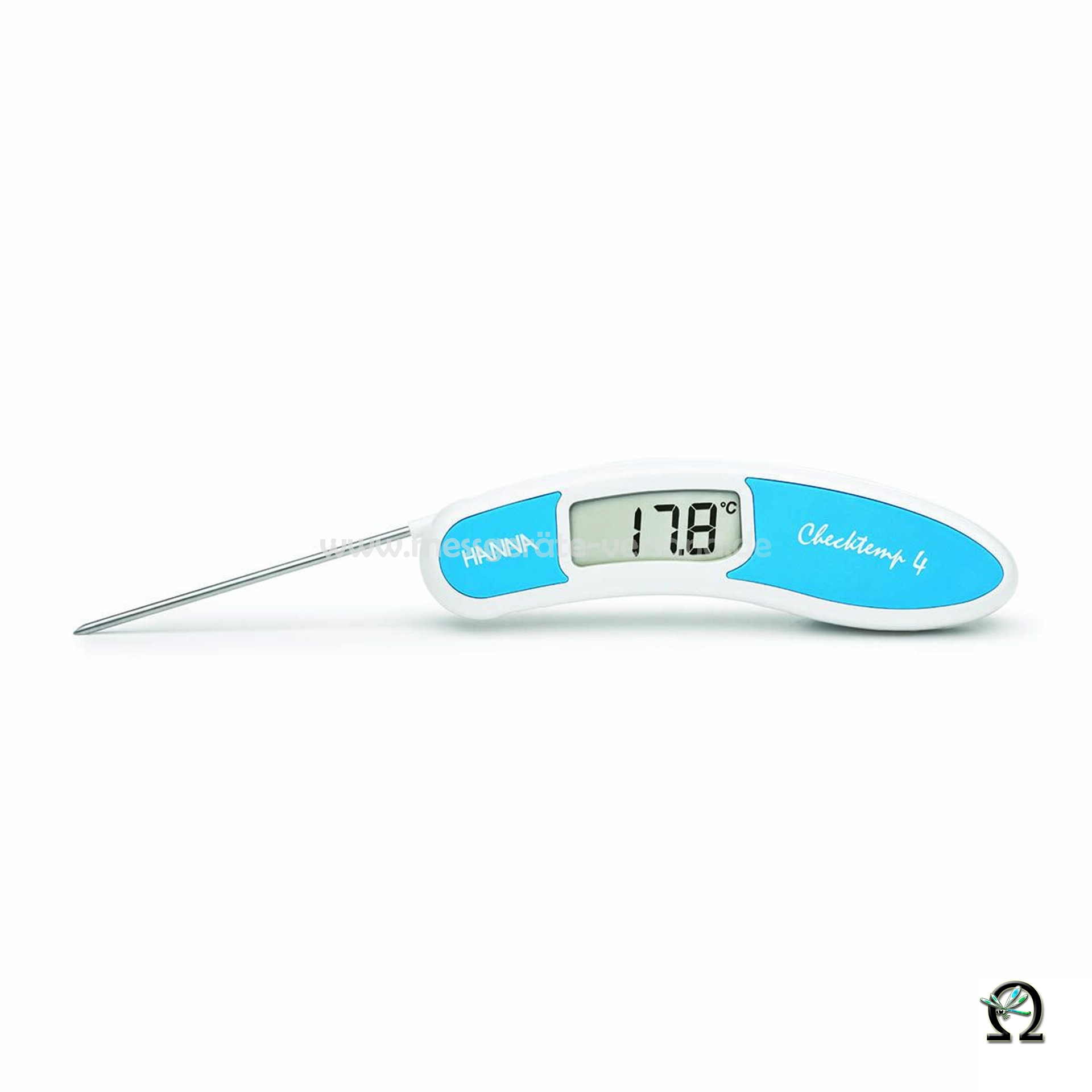 Hanna Pocket Thermometer Checktemp® 4 blau, für rohen Fisch