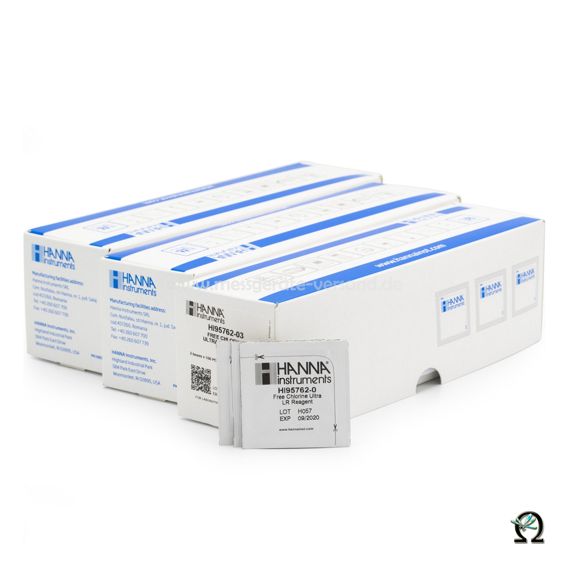 Reagenzien HI95762 Freies Chlor Spuren, Packung mit 300 Tests