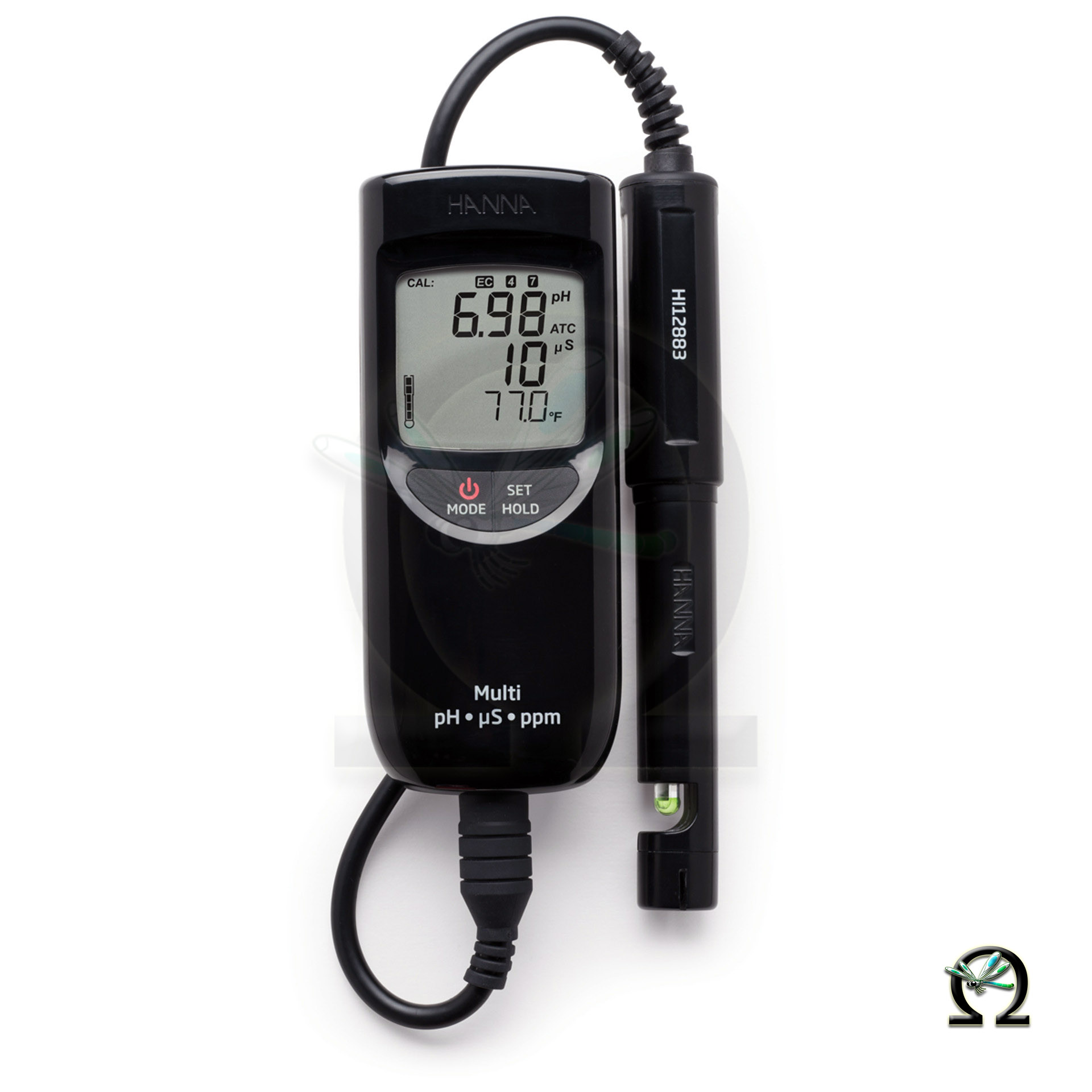 Wasserdichtes Multiparameter-Kompaktmessgerät Hanna HI991300 niedrige Messbereiche