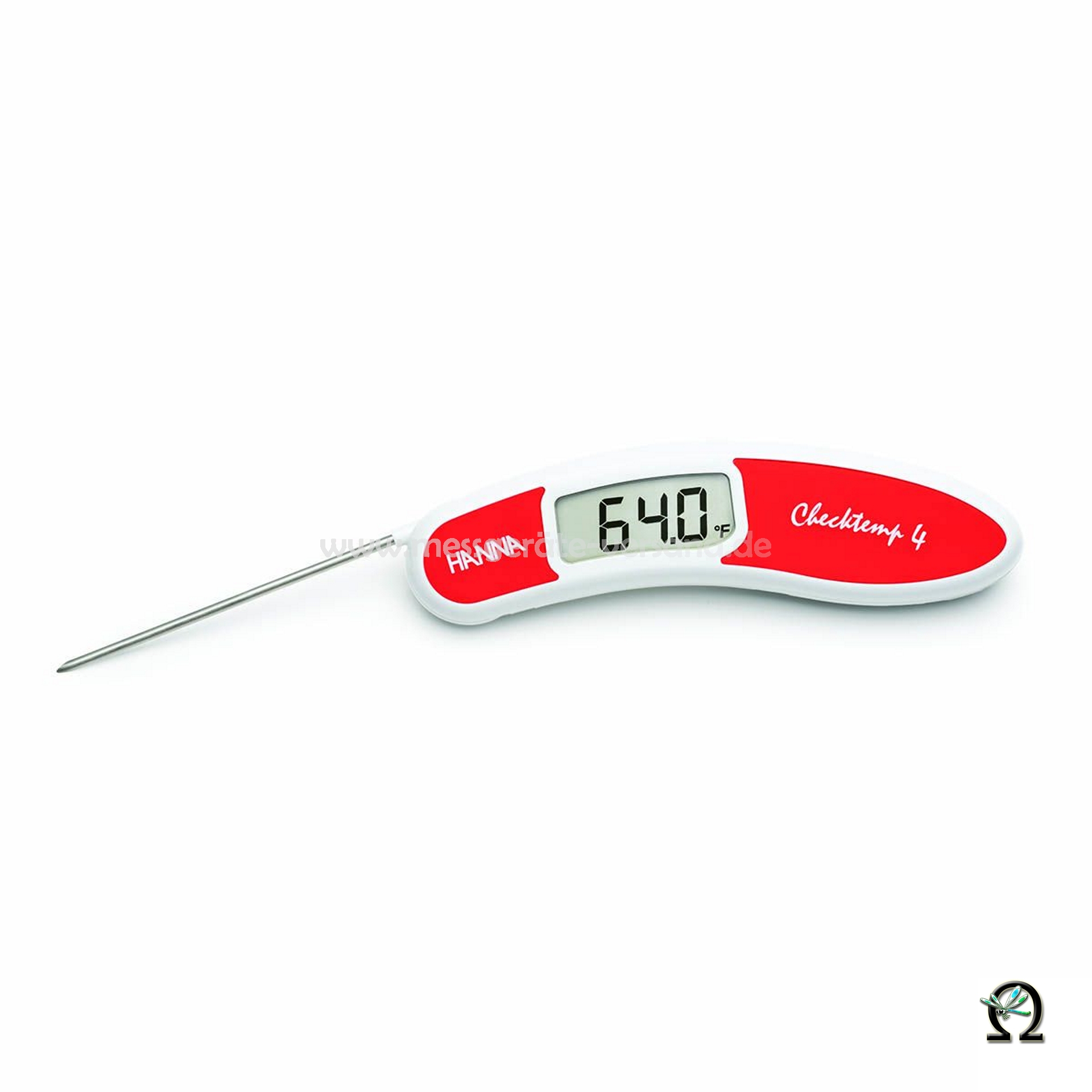 Hanna Pocket Thermometer Checktemp® 4 rot, für rohes Fleisch