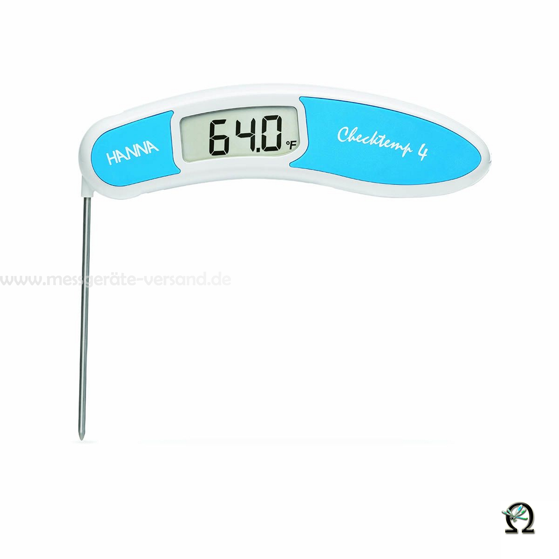 Hanna Pocket Thermometer Checktemp® 4 blau, für rohen Fisch