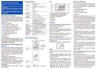 ph/Redox/°C-Tester Combo-Tester Hanna HI98121, Bedienungsanleitung deutsch als PDF-Datei zum herunterladen und ausdrucken.